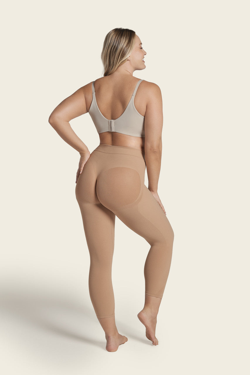 Leonisa Invisible Compression High-Waisted Capri Shaper