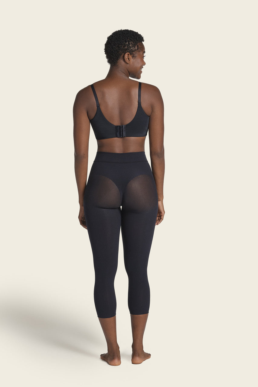 Leonisa Invisible Compression High-Waisted Capri Shaper