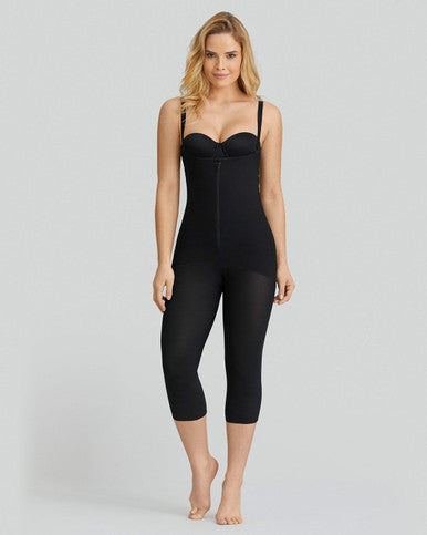 Leonisa Hook-and-Zip Mid-Calf Sculpting Body Shaper