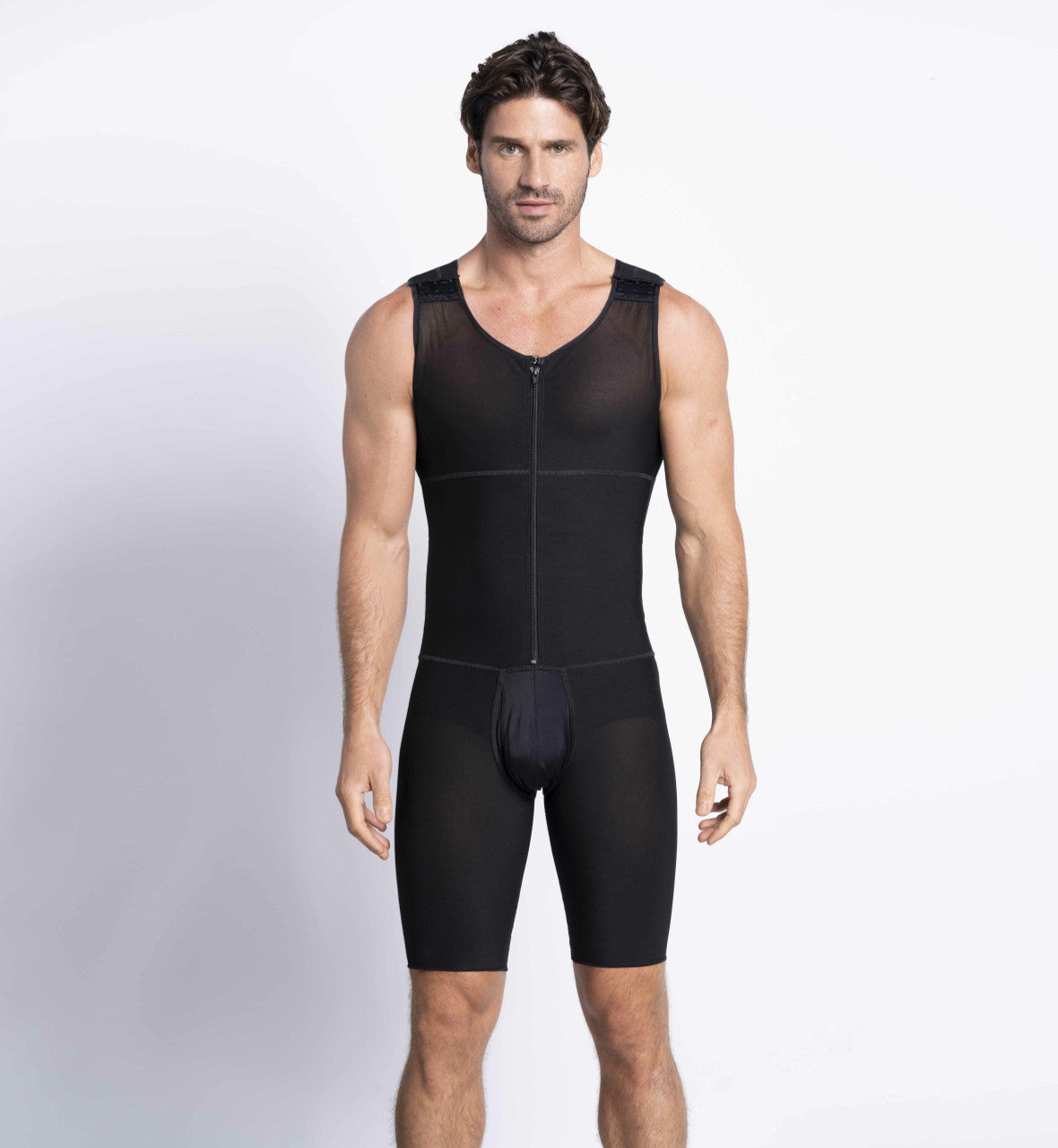 Leonisa Men's Post-Surgical Compression Bodysuit