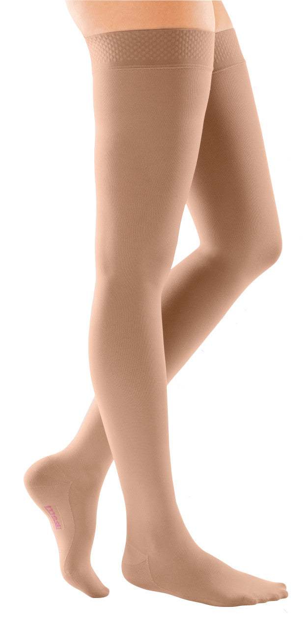 Medi Comfort Thigh High 30-40mmHg Closed Toe - Compression Level: Extra Firm 30-40 MmHg - Unisex - Foot