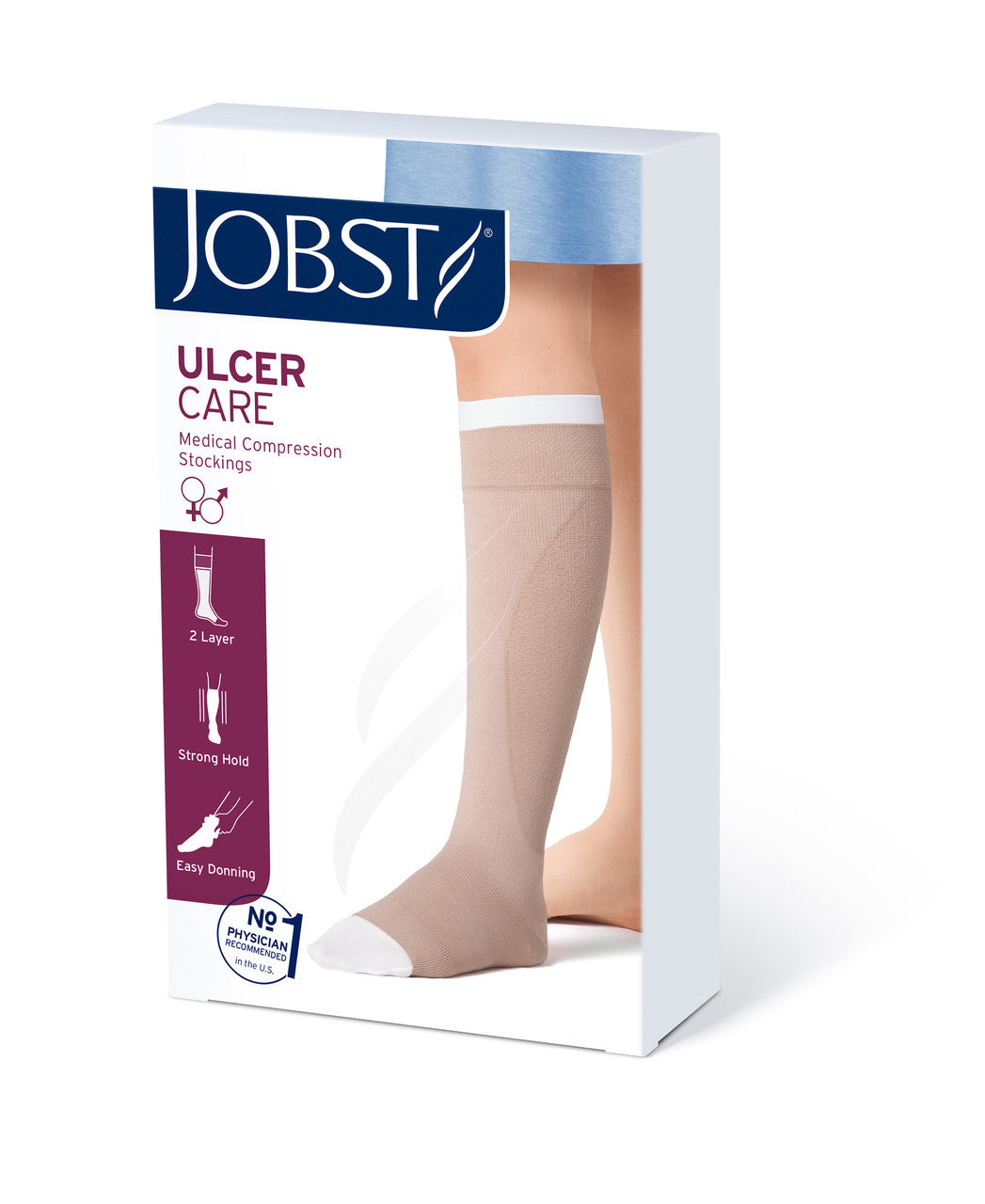 JOBST® UlcerCare Stocking with Liners 40mmHg