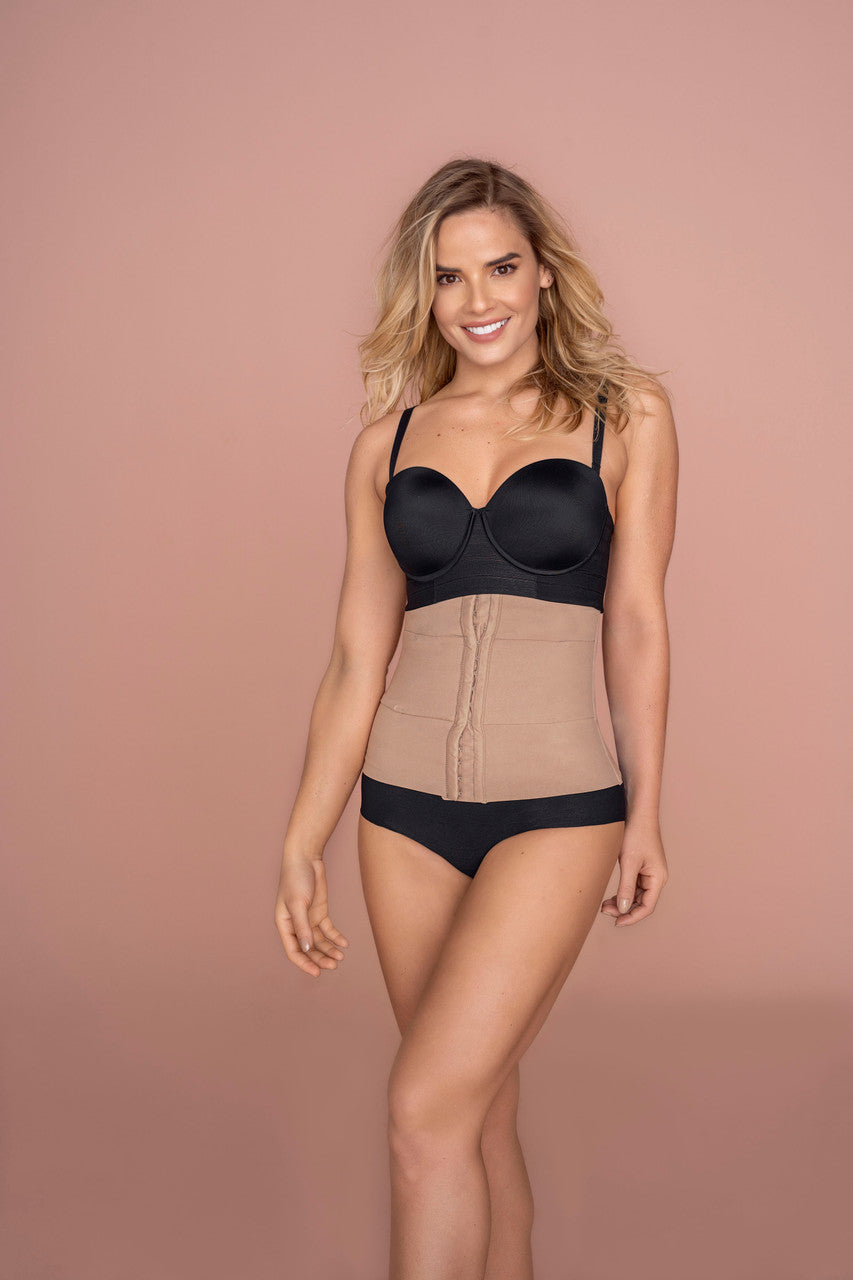 Leonisa 3-Belt Waist Cincher with Lumbar Support