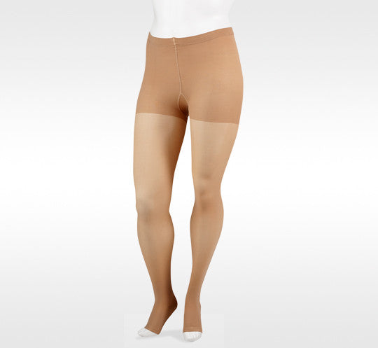 Juzo Soft Pantyhose with Fly or Open Crotch 20-30mmHg - Compression Level: Firm 20-30 MmHg - Female - Leg