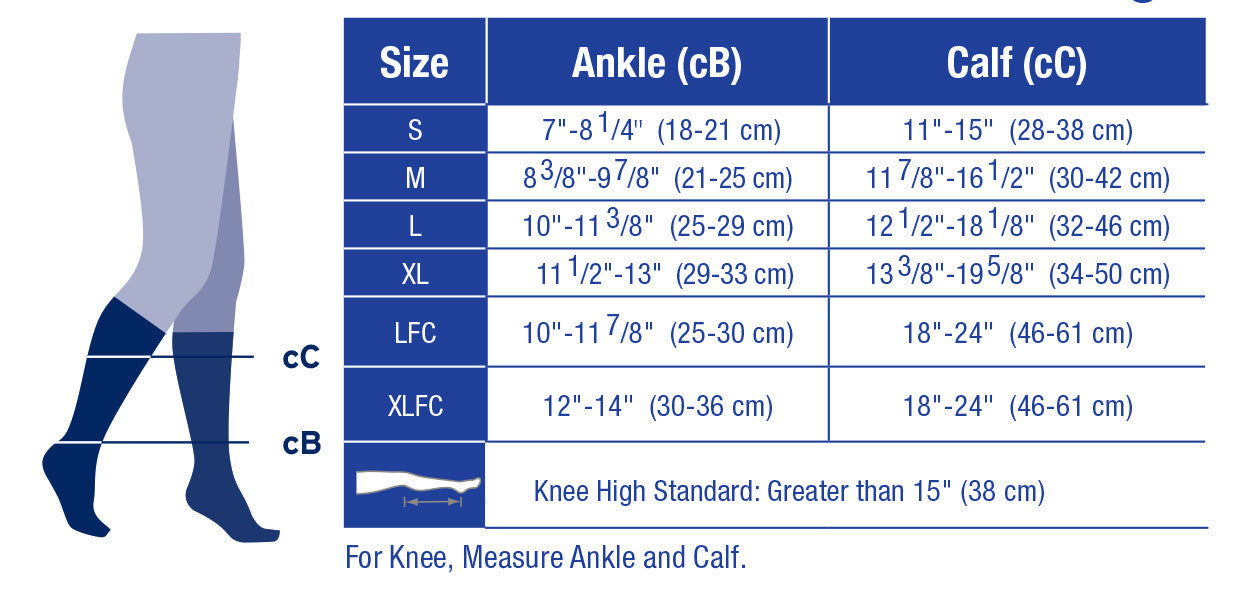 JOBST® ActiveWear Knee High 15-20mmHg Sport Sock