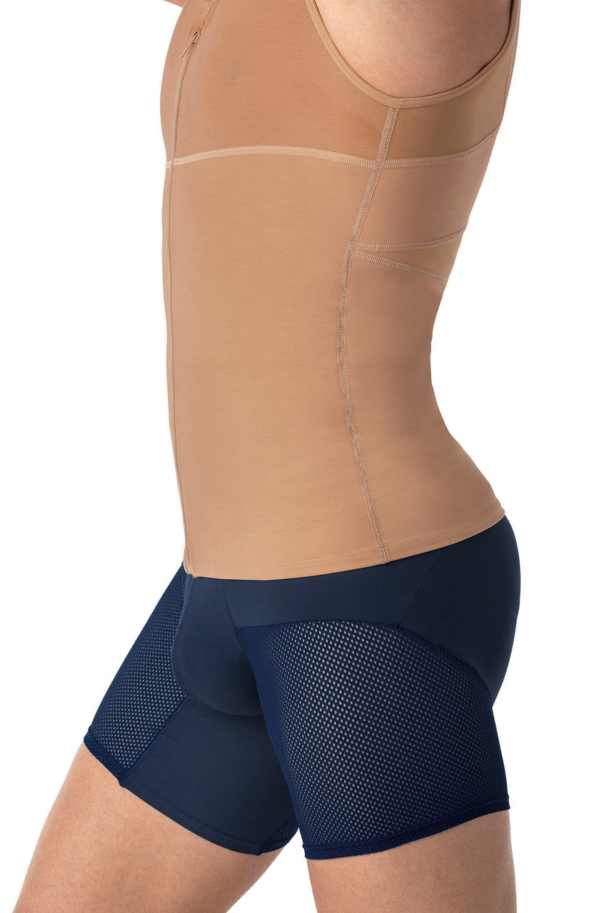 Leonisa Men's Firm Body Shaper Vest with Back Support - Max/Force