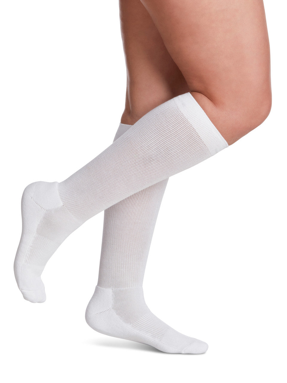 Sigvaris Women's Cushioned Cotton Knee High Sport Socks 20-30mmHg - Compression Level: Firm 20-30 MmHg - Unisex - Knee