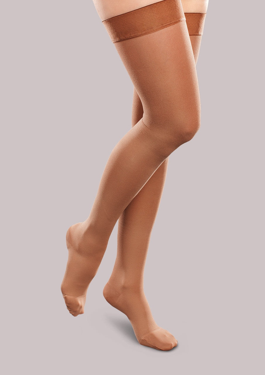 EASE Opaque Moderate Support Women's Thigh High 20-30mmHg - Compression Level: Firm 20-30 MmHg - Unisex - Leg