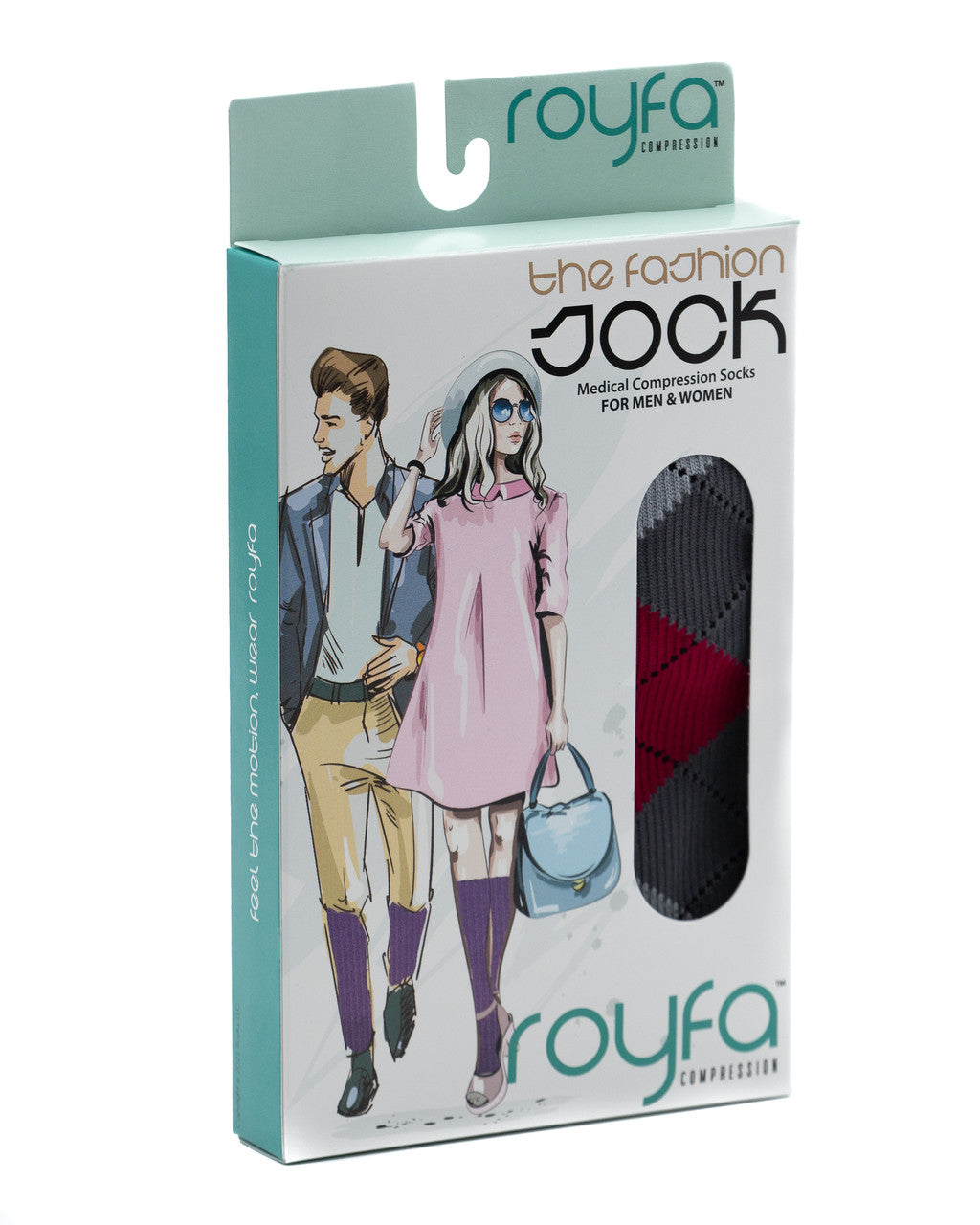Royfa Fashion Sock 20-30mmHg