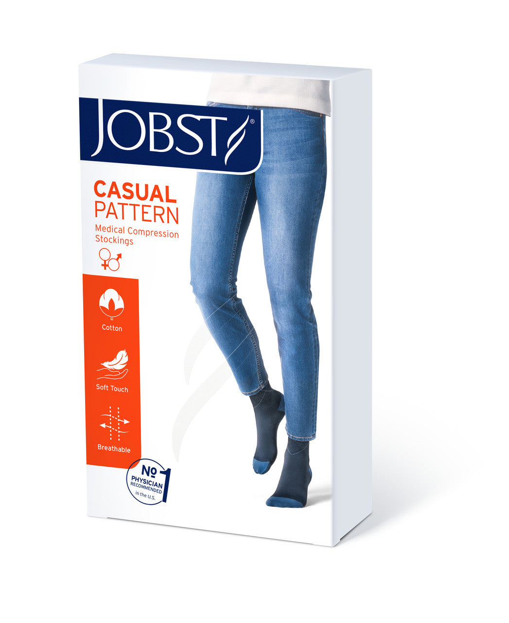 JOBST® Casual Pattern Knee High Socks 15-20mmHg
