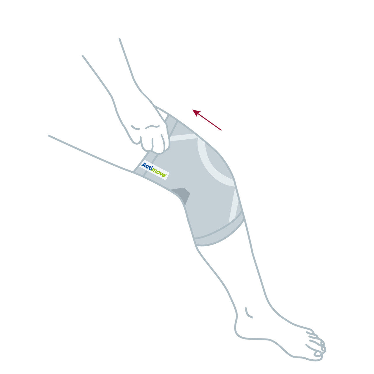 Actimove ® EVERYDAY SUPPORTS Seamless Knit Knee Support with Closed Patella