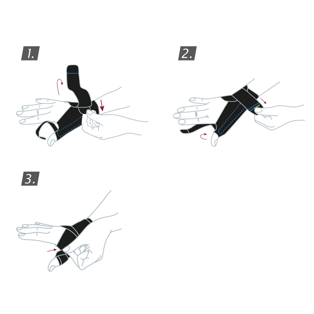 Actimove ® SPORTS EDITION Thumb Stabilizer with Extra Stays