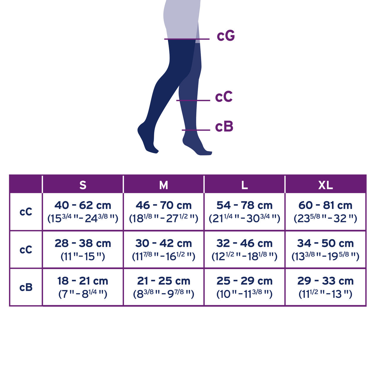 JOBST® Opaque Maternity Thigh High 15-20mmHg