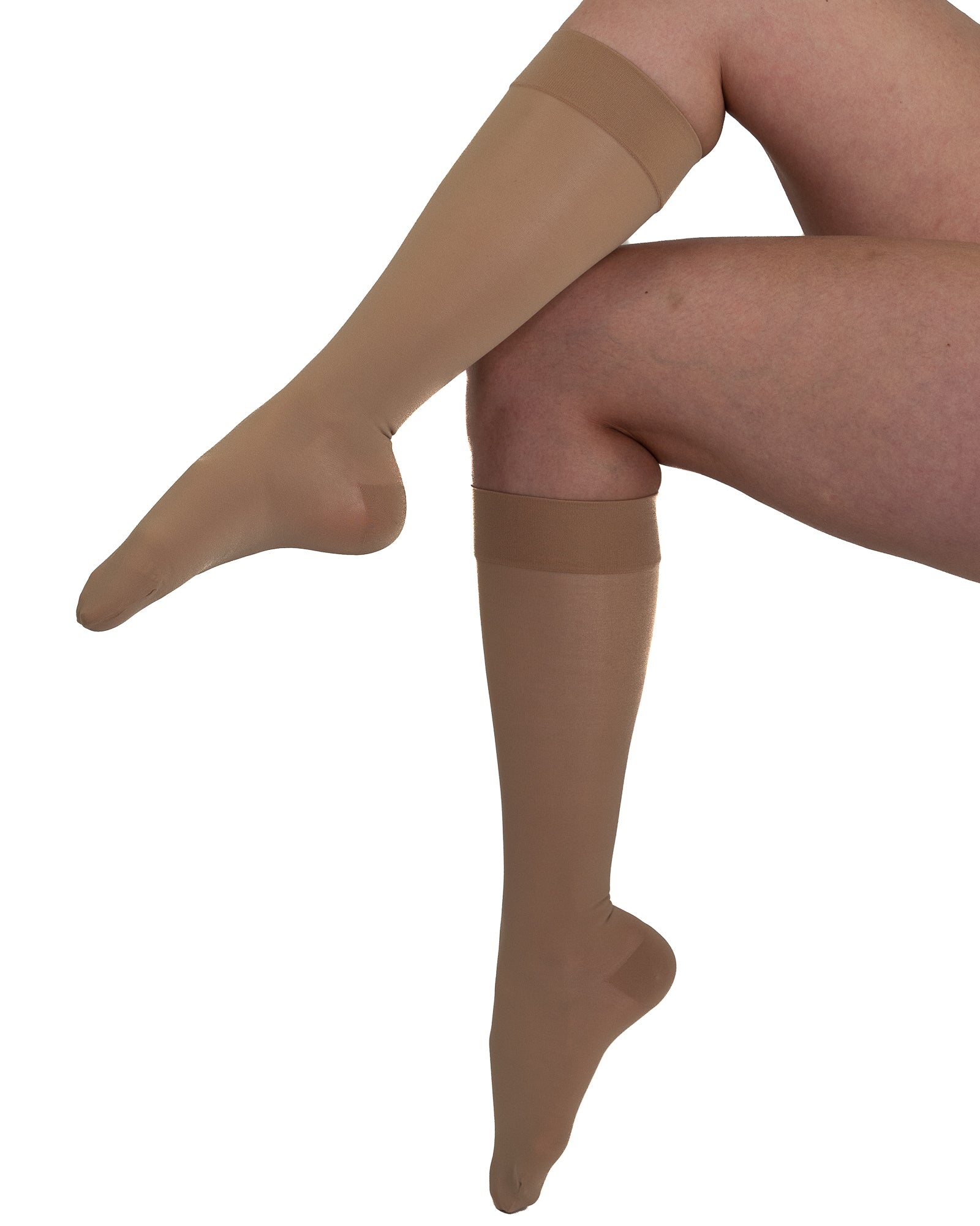 Royfa Sheer Knee High 30-40mmHg - Compression Level: Extra Firm 30-40 MmHg - Female - Knee