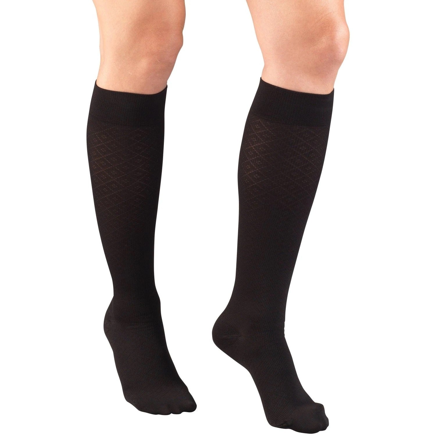 Truform Womens Trouser Ribbed Socks 10-20mmHg