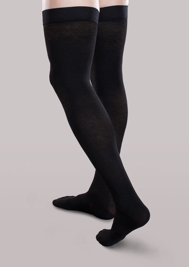 Core-Spun by Therafirm® Gradient Compression Thigh High Socks 15-20 mmHg