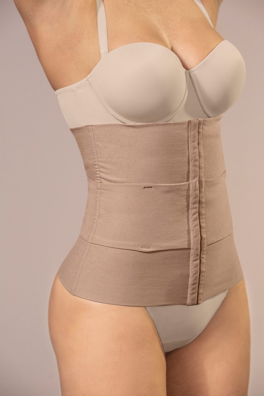 Leonisa 3-Belt Waist Cincher with Lumbar Support