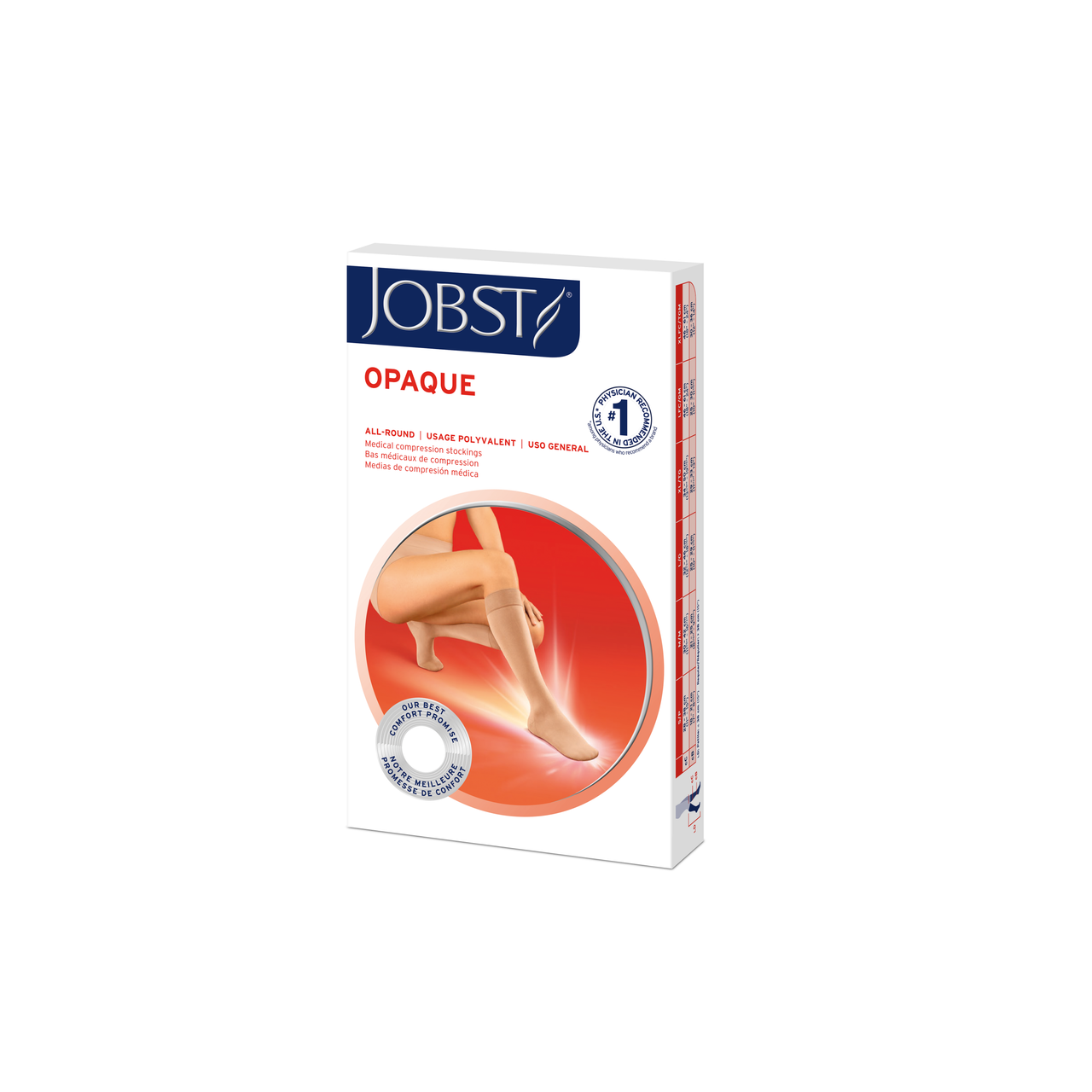JOBST® Opaque Knee High 15-20mmHg