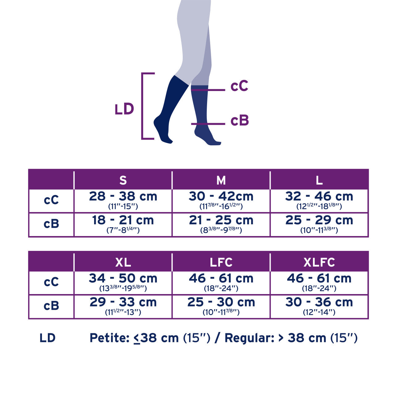 JOBST® Opaque Knee High 15-20mmHg