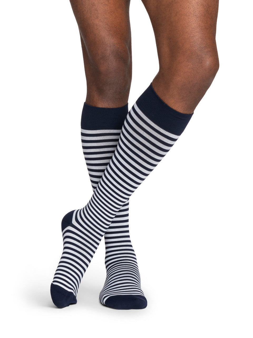 Sigvaris Men's Style Microfiber Patterns Knee High 20-30mmHg - Compression Level: Firm 20-30 MmHg - Male - Knee