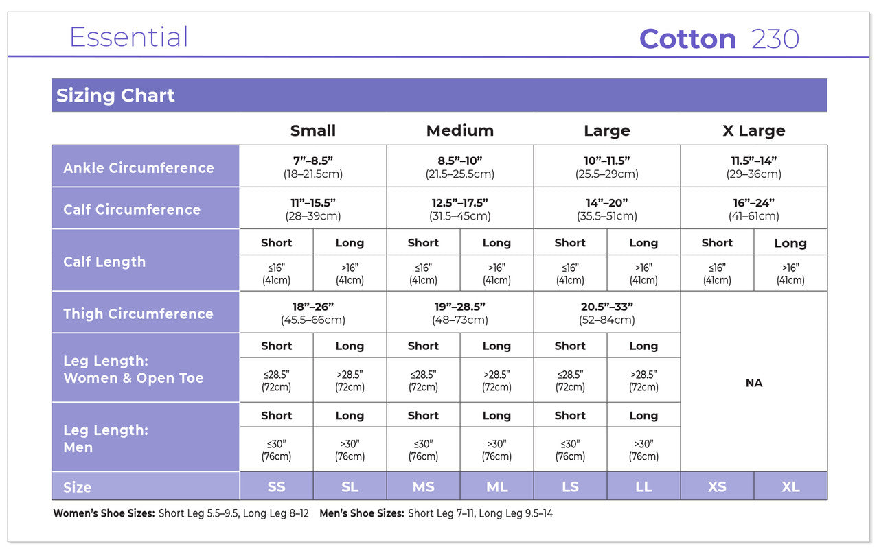 Sigvaris Men's Essential Cotton Knee High 30-40mmHg - Compression Level: Extra Firm 30-40 MmHg - Male - Knee