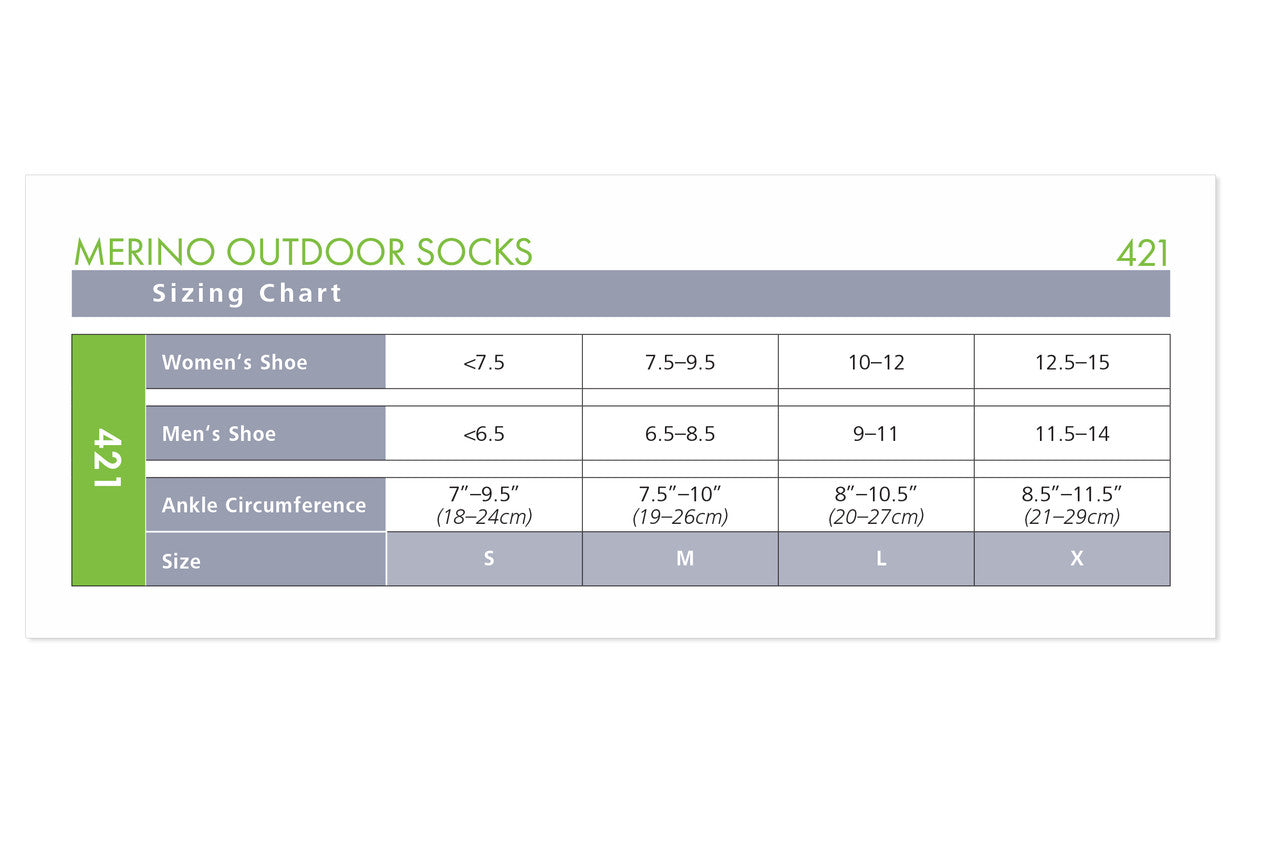Sigvaris Merino Outdoor Socks 15-20mmHg