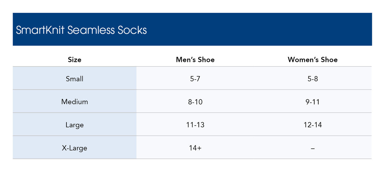 SmartKnit® Seamless Diabetic Socks, Over-the-Calf