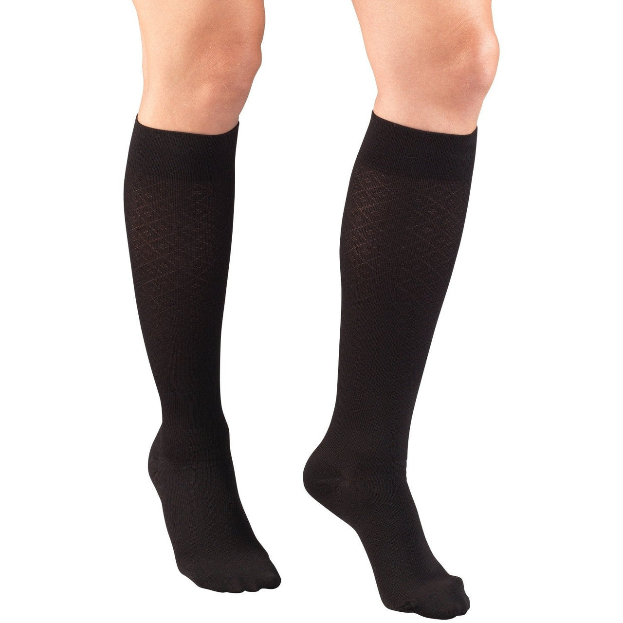 Truform Womens Trouser Ribbed Socks 10-20mmHg