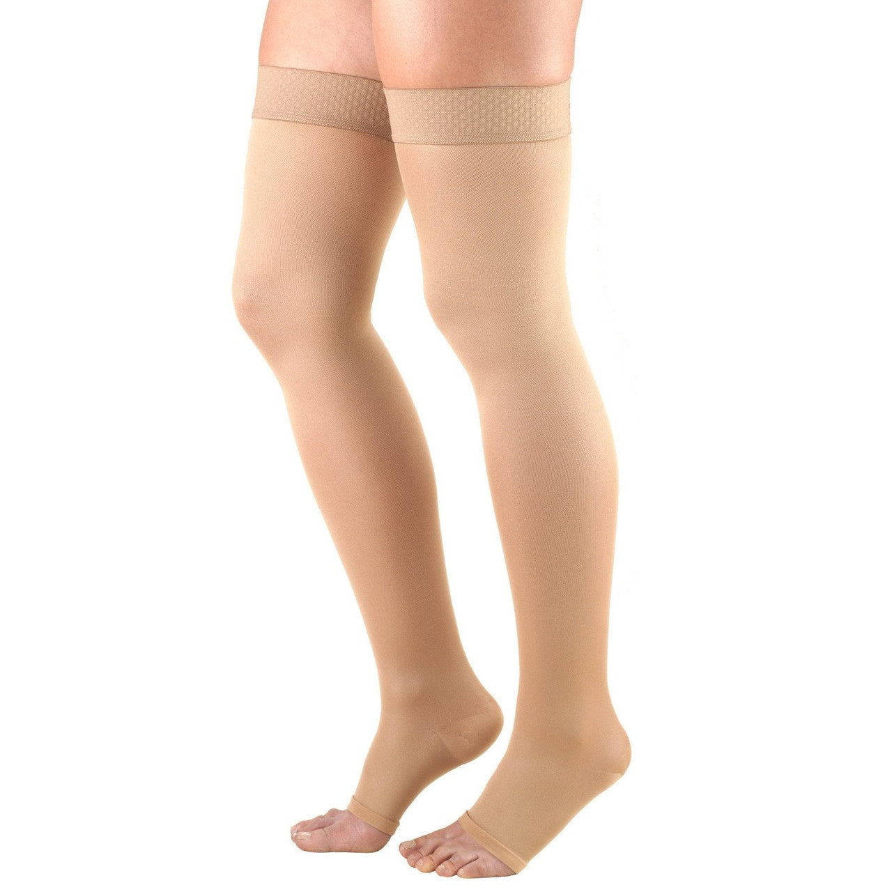 Truform Women's Opaque Thigh High 20-30mmHg - Compression Level: Firm 20-30 MmHg - Unisex - Leg