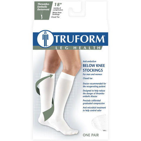 Truform Anti-Embolism Knee High 18 mmHg - Unisex - Knee