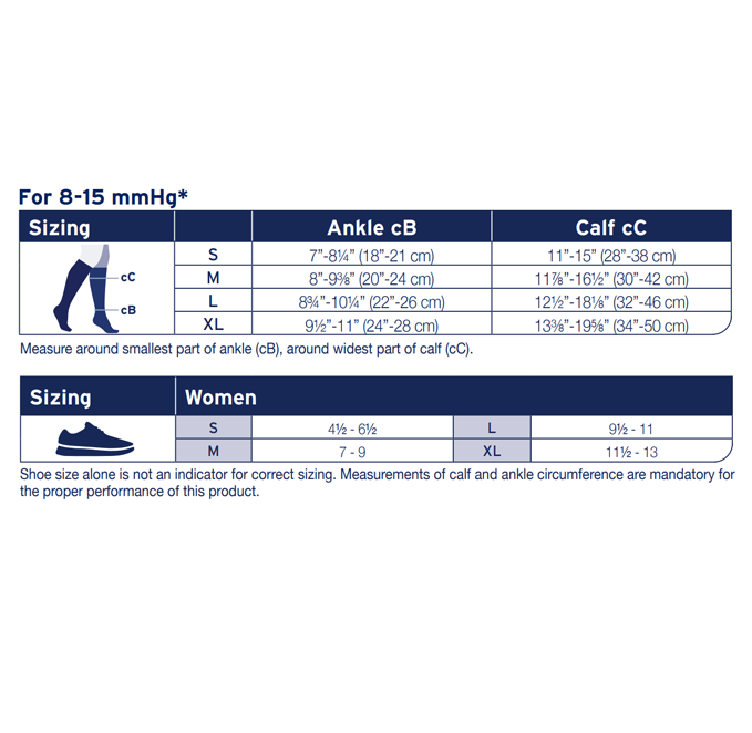 JOBST® Activa soSoft Knee Highs 8-15mmHg