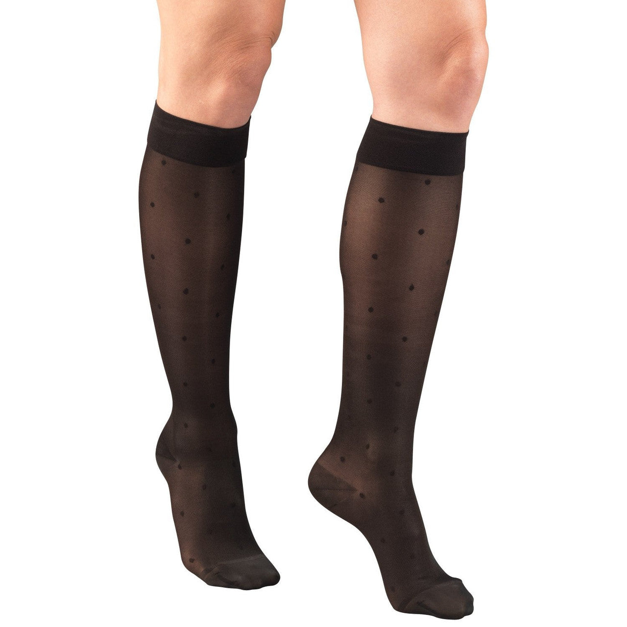 Truform Lites Sheer Patterned Knee High 15-20mmHg - Compression Level: Moderate 15-20 MmHg - Female - Knee