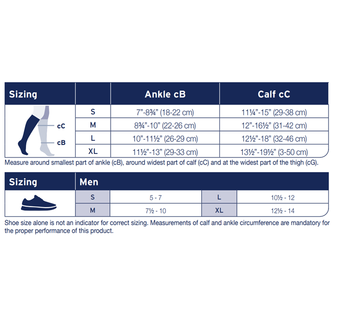 JOBST® Activa Men's Dress Knee High 8-15mmHg