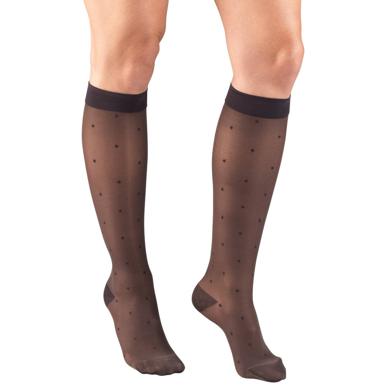 Truform Lites Sheer Patterned Knee High 15-20mmHg - Compression Level: Moderate 15-20 MmHg - Female - Knee