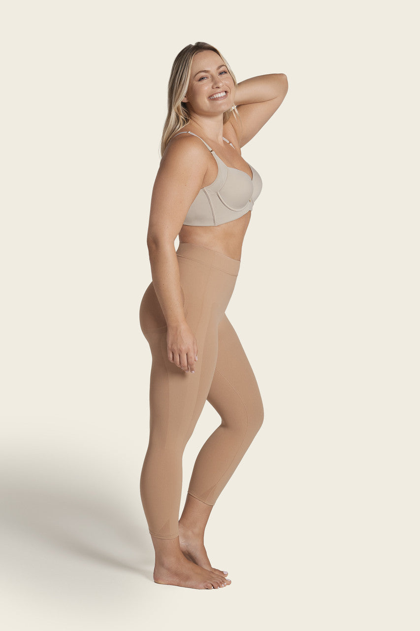 Leonisa Invisible Compression High-Waisted Capri Shaper