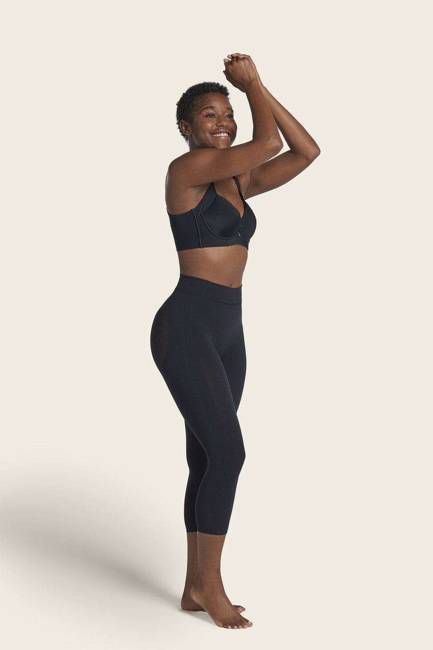 Leonisa Invisible Compression High-Waisted Capri Shaper