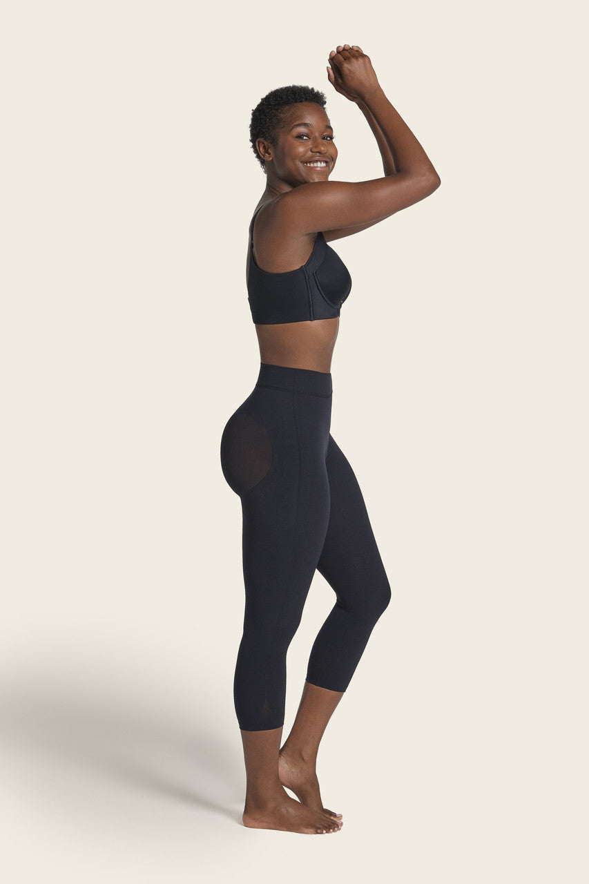 Leonisa Invisible Compression High-Waisted Capri Shaper