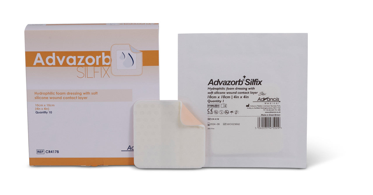 Advazorb®  Silfix Foam Dressing- 10 per Box