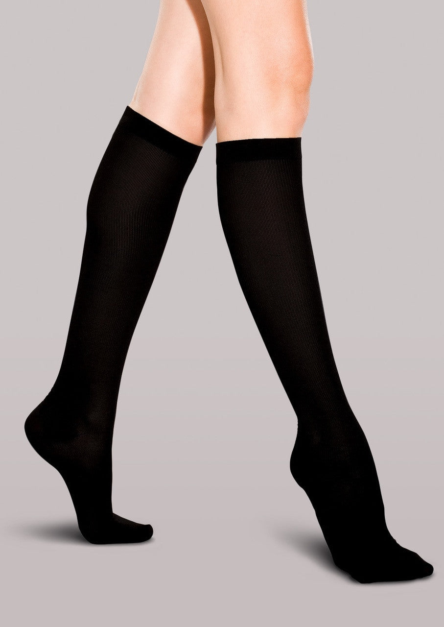THERAFIRMlight® Women's Ribbed Trouser Socks 10-15 mmHg