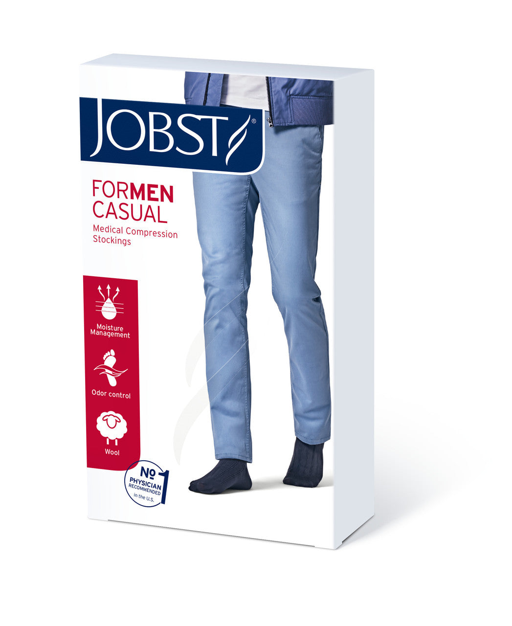JOBST® For Men Casual Compression Support Knee High 15-20mmHg