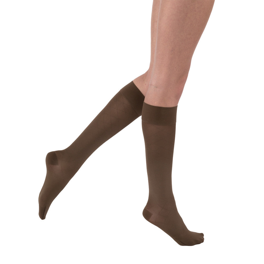 JOBST® UltraSheer Knee High Diamond Pattern 20-30mmHg