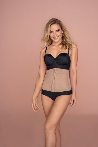 Leonisa 3-Belt Waist Cincher with Lumbar Support