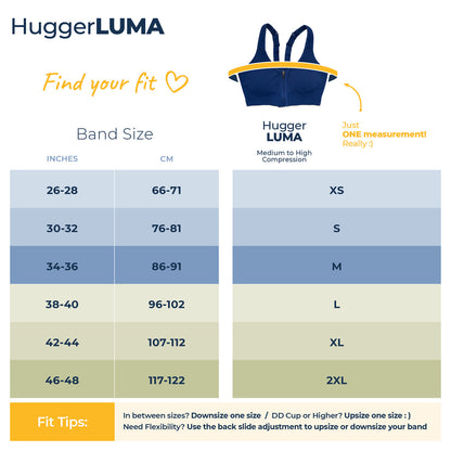 HuggerLUMA Compression Bra by Prairie Wear©