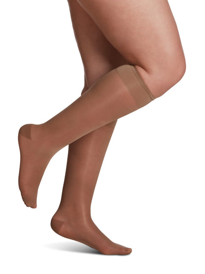 Sigvaris Sheer Fashion Knee Highs 15-20mmHg - Compression Level: Moderate 15-20 MmHg - Female - Knee