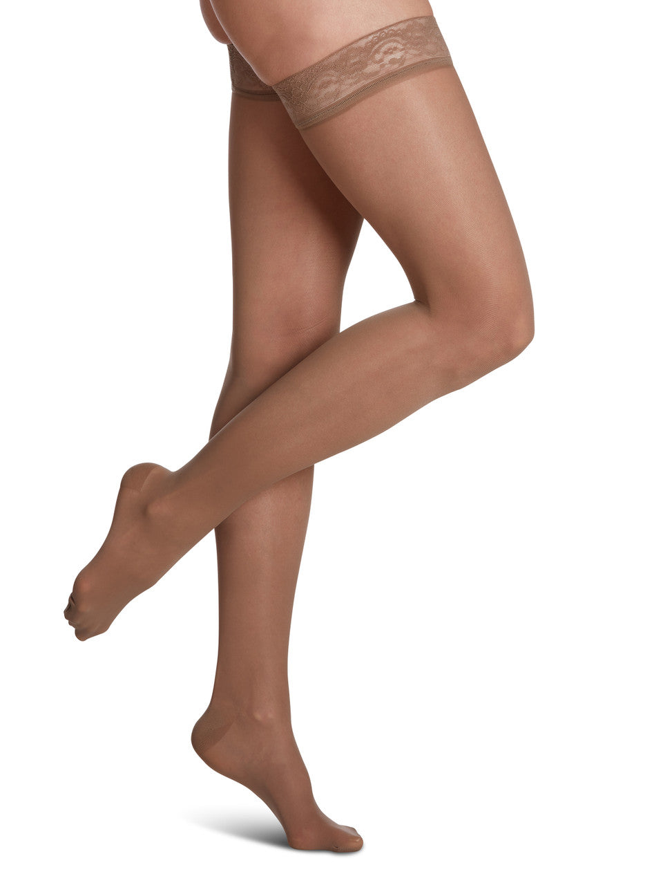 Sigvaris Sheer Fashion Thigh High 15-20mmHg - Compression Level: Moderate 15-20 MmHg - Female - Leg