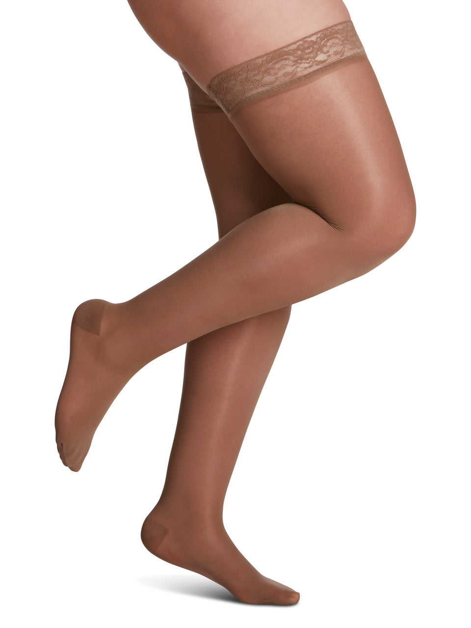 Sigvaris Sheer Fashion Thigh High 15-20mmHg - Compression Level: Moderate 15-20 MmHg - Female - Leg