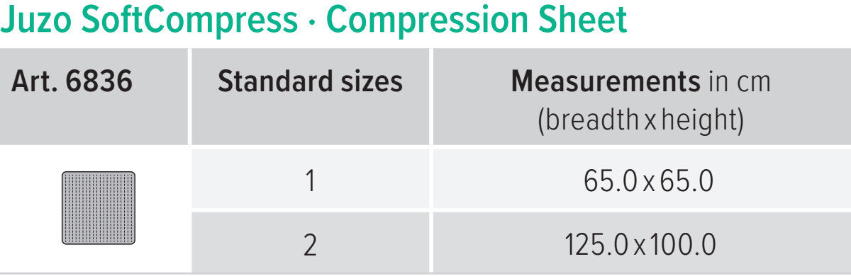 Juzo SoftCompress Sheet