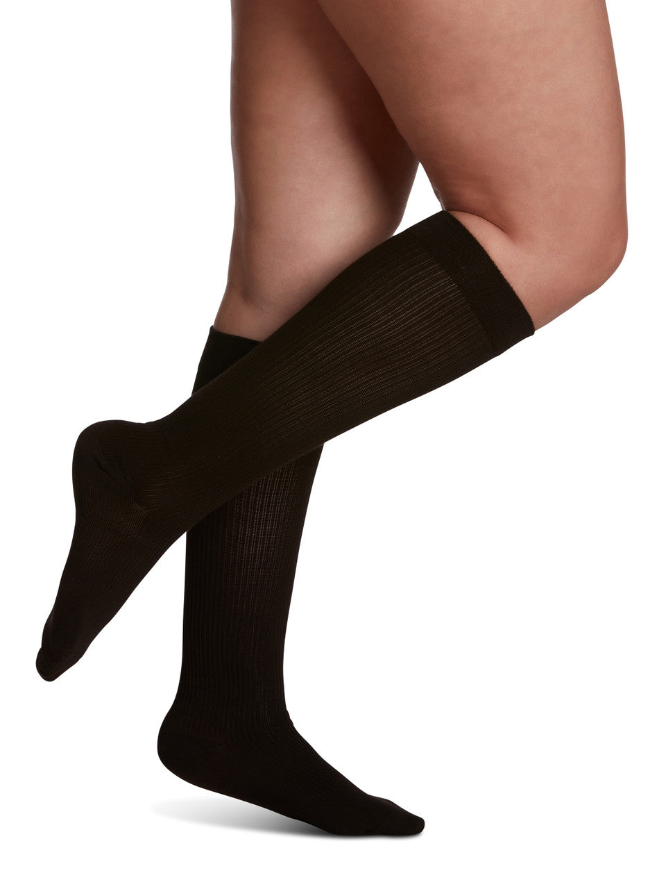 Sigvaris Women's Casual Cotton Knee High Socks 15-20mmHg - Compression Level: Moderate 15-20 MmHg - Unisex - Knee