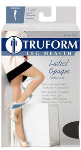Truform Women's Opaque Pantyhose 15-20mmHg - Compression Level: Moderate 15-20 MmHg - Unisex - Leg