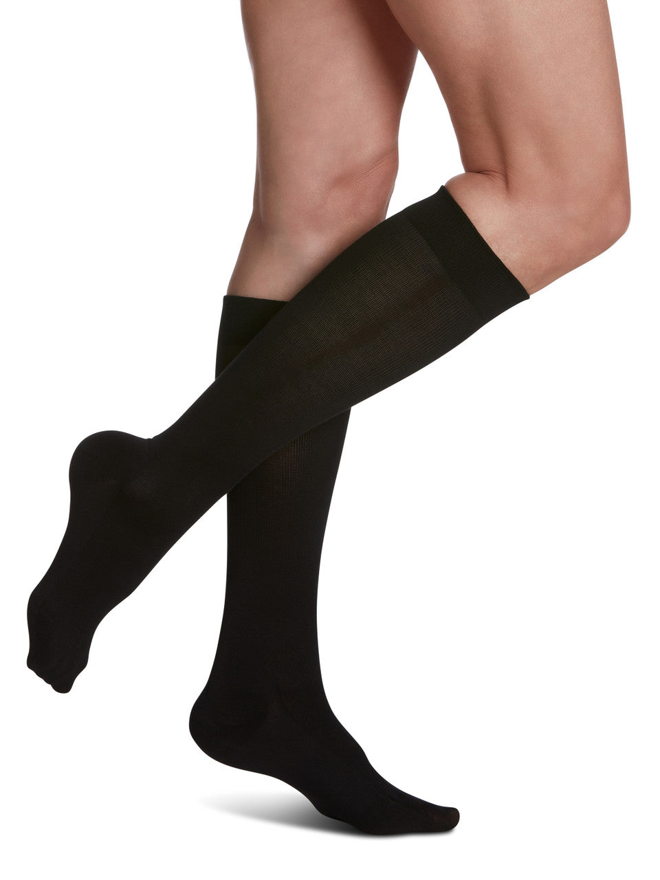 Sigvaris Women's Sea Island Cotton Knee High 15-20mmHg - Compression Level: Moderate 15-20 MmHg - Unisex - Knee
